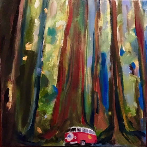 California Getaway Oil Painting by Paddy Hurley